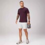 Polo Manga Corta Fit The Training Day Tee Hombre Oxblood