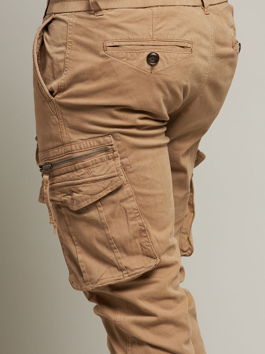 PANTALON CARGO WALDORF DIXIE Kaki