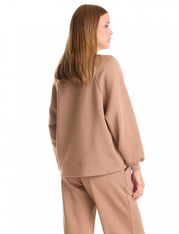 Buzo Comfy Print TOSTADO