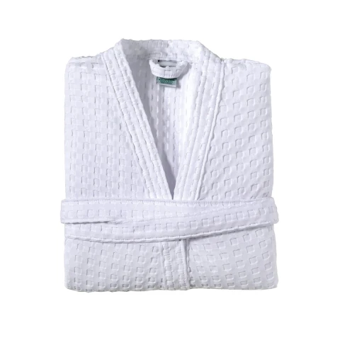 Bata de Cama Provenza Dohler 100% Microfibra Talle P Al XG BLANCO