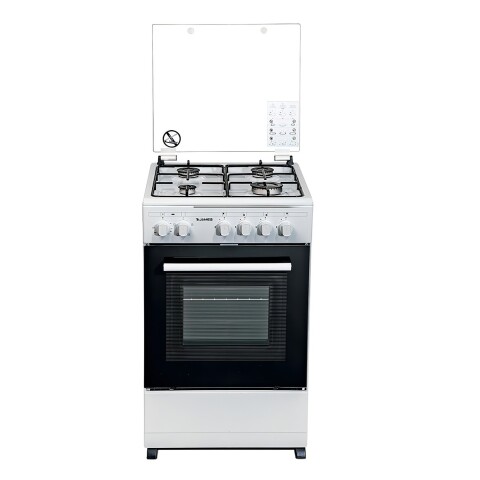 Cocina James C-550 TKS BL color blanco con puerta con visor 220V Cocina James C-550 Tks Bl Color Blanco Con Puerta Con Visor 220v