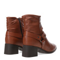 Botas de Mujer Bottero TULHE de Cuero Marrón Coñac