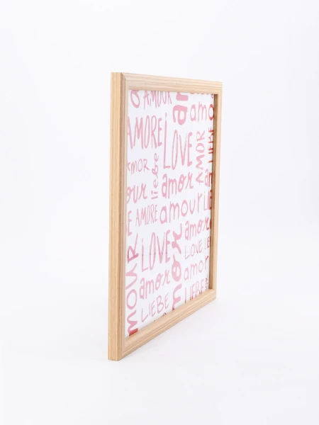 CUADRO LOVE BORADO ESTAMPADO 1