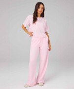 Polo Manga Corta Boxy Mujer Soft Pink
