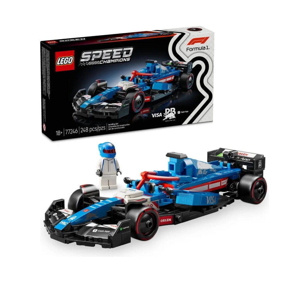 LEGO Speed Champions Visa Cash App RB VCARB 01 F1 Auto de Carreras 18+ LEGO SPEED CHAMPIONS AUTO DE CARRERAS VISA CASH APP RB VCARB 01 F1 18+