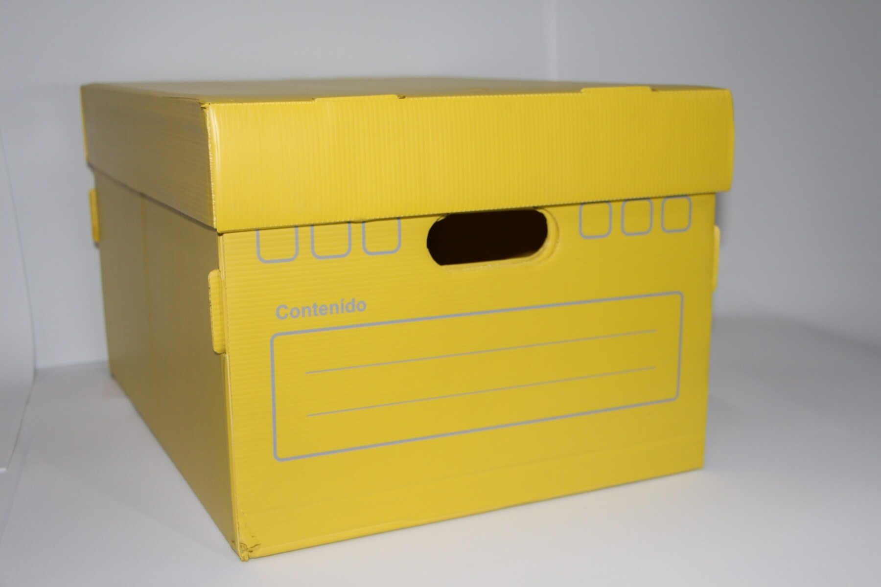 CAJA BIBLOS MULTIUSO - COLOR AMARILLO 