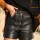 SHORT COURO SS25 Negro
