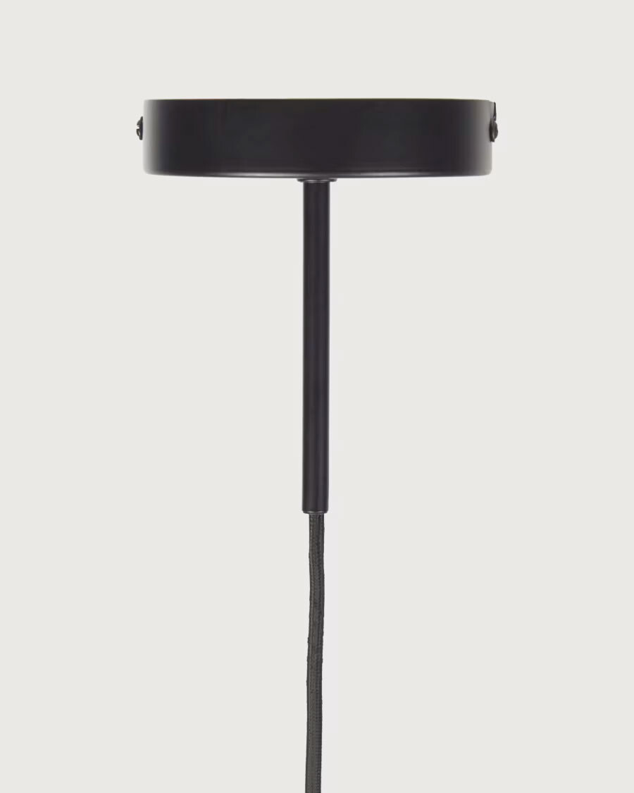 Montura para lámpara de techo Fulvia de metal con acabado negro