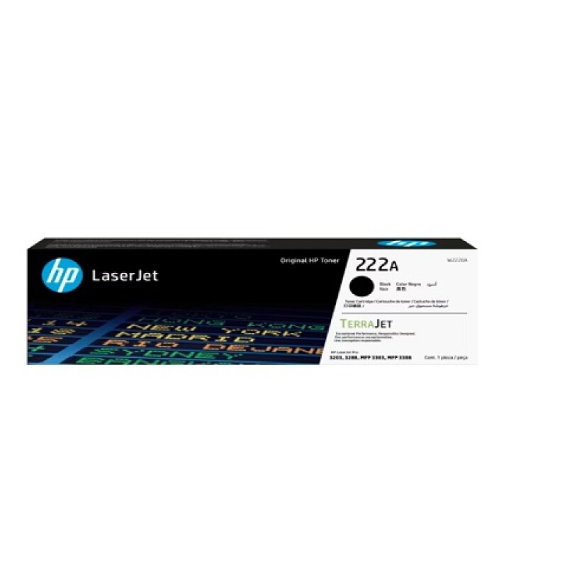 HP - Toner cartridge - Black - 222A BLACK ORIGINAL LASER HP - Toner cartridge - Black - 222A BLACK ORIGINAL LASER