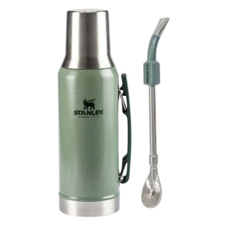 Set Stanley Termo tapa mate 2en1 1,2ml + Bombilla Verde