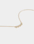 Cadena Corta con Dije Con corazón Collar Con Corazones - Dorado