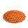 PLATO LUNARES 18 cm DIAMETRO PAQUETE X 10 NARANJA