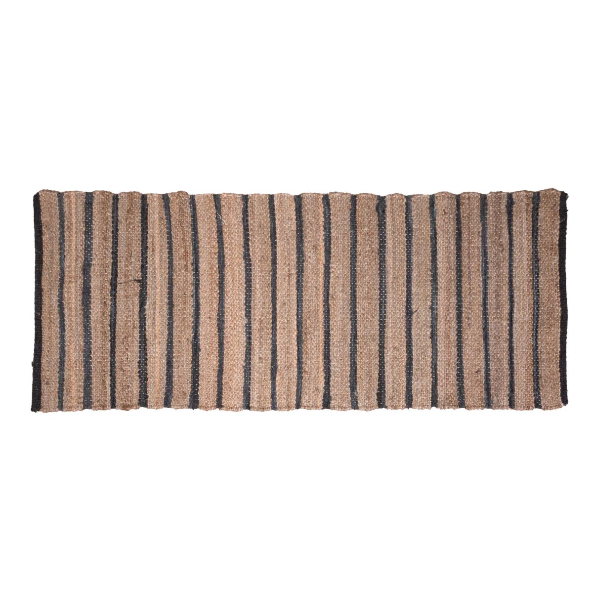 ALFOMBRA RAYAS - YUTE-Y-ALGODON NATURAL-BEIGE HEMMING 