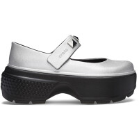 Crocs Stomp Metallic Mary Jane Gris
