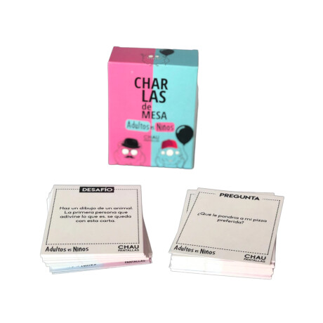 Charlas de Mesa Adultos versus Niños Sc