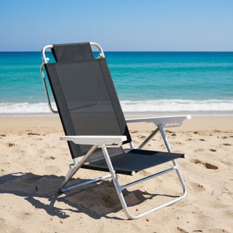 Silla Summer 6 Posiciones Aluminio NEGRO