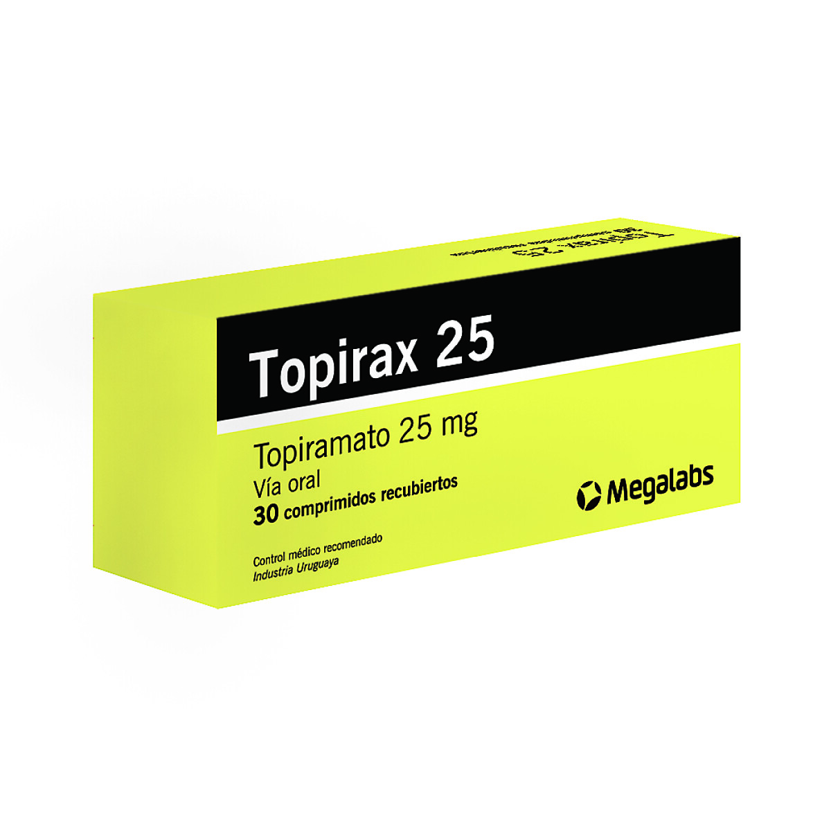 Topirax 25 mg 30 Comprimidos – Antiepiléptico de Dosis Baja y Uso Prolongado