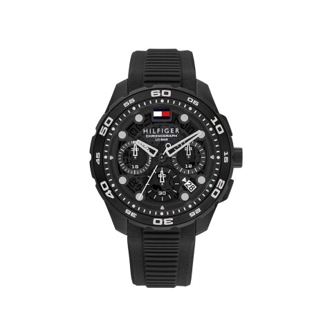 Reloj Tommy Hilfiger 1792233 para Hombre de Silicona negro Reloj Tommy Hilfiger 1792233 Para Hombre De Silicona Negro
