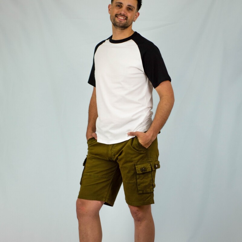 Remera Combinada Summer Black