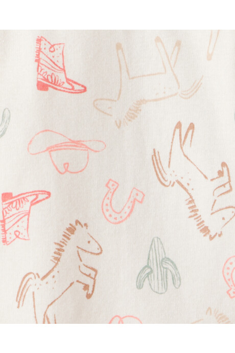 Pack cuatro bodies de algodón, diseño vaqueras Pack cuatro bodies de algodón, diseño vaqueras