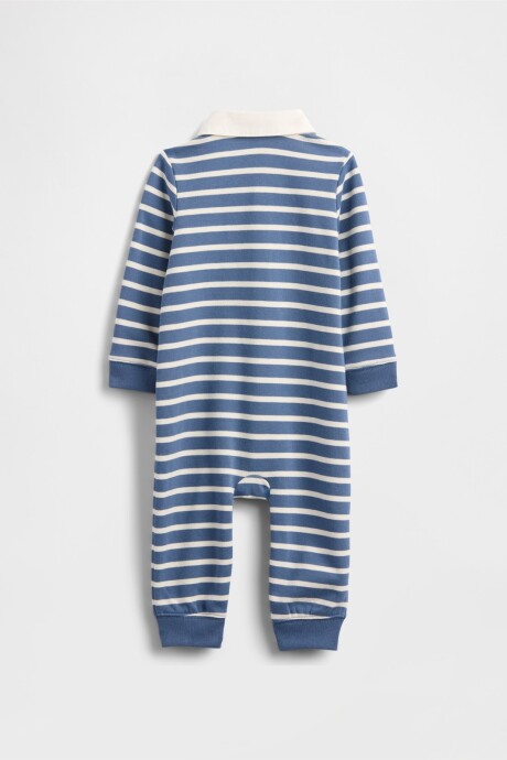 Enterito Rugby Bebé Blue Stripe