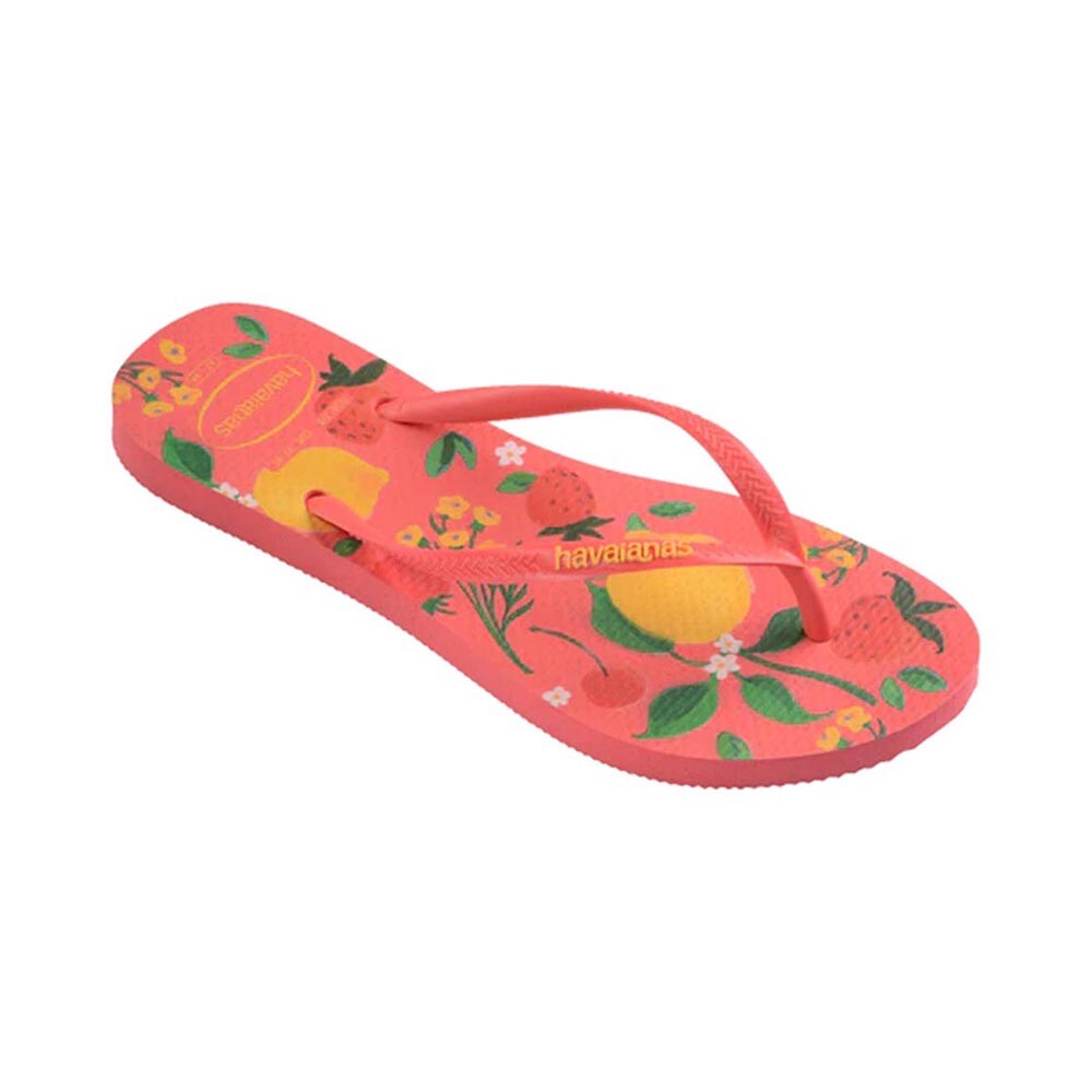Sandalias Havaianas Slim Summer Bliss Mujer Coral Tropical