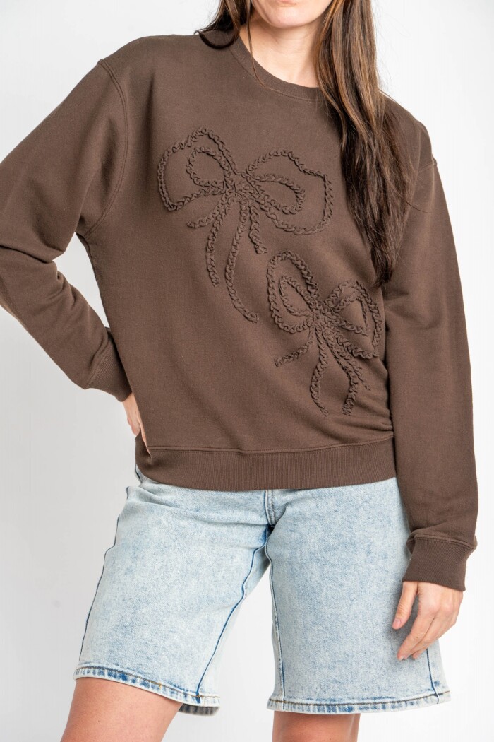 Sweater Moño Marron