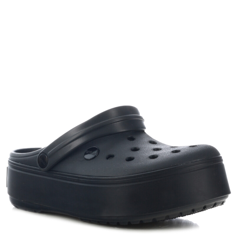 Zueco Unisex Crocs Crocband Platform Clog Negro