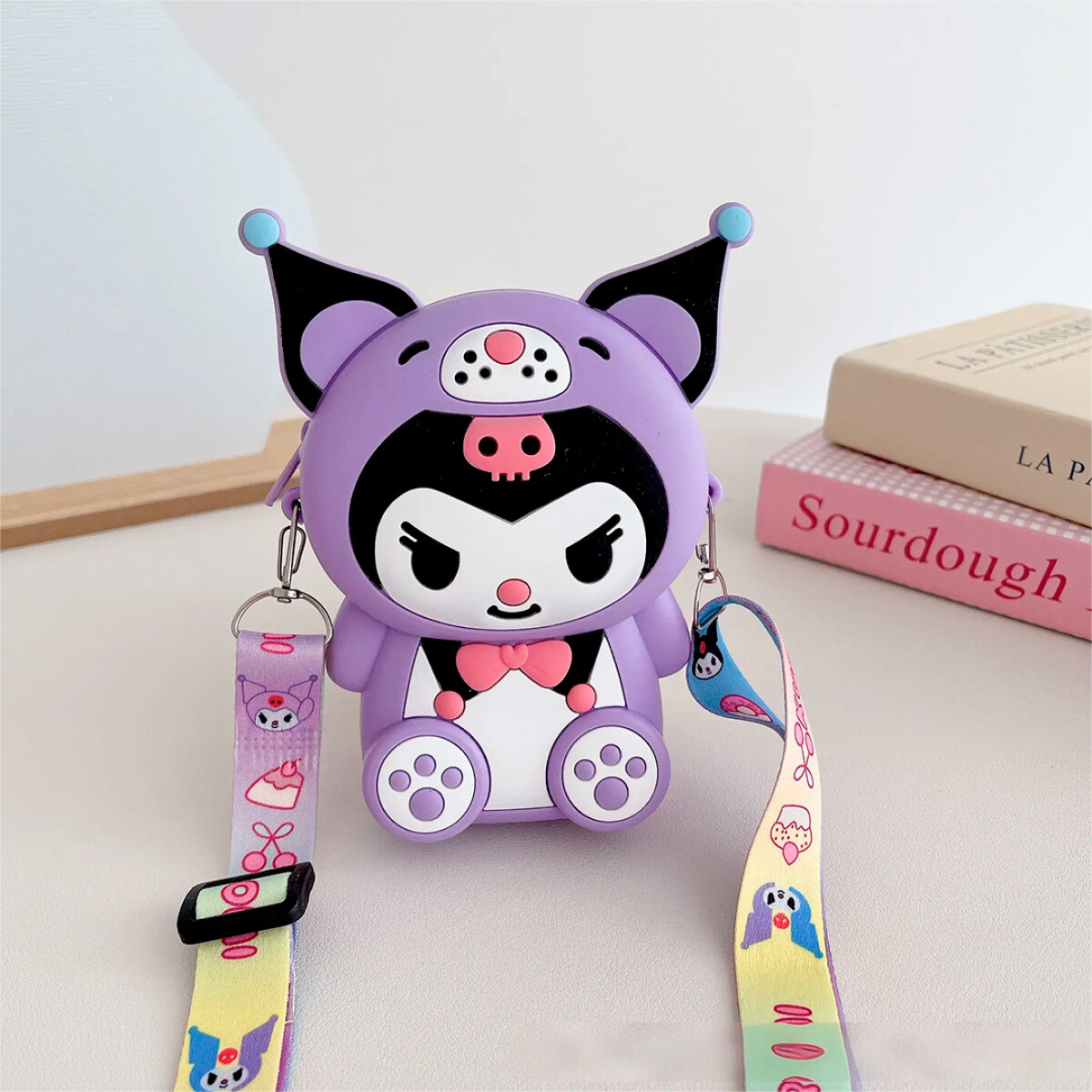 Cartera Infantil Kuromi - Violeta 