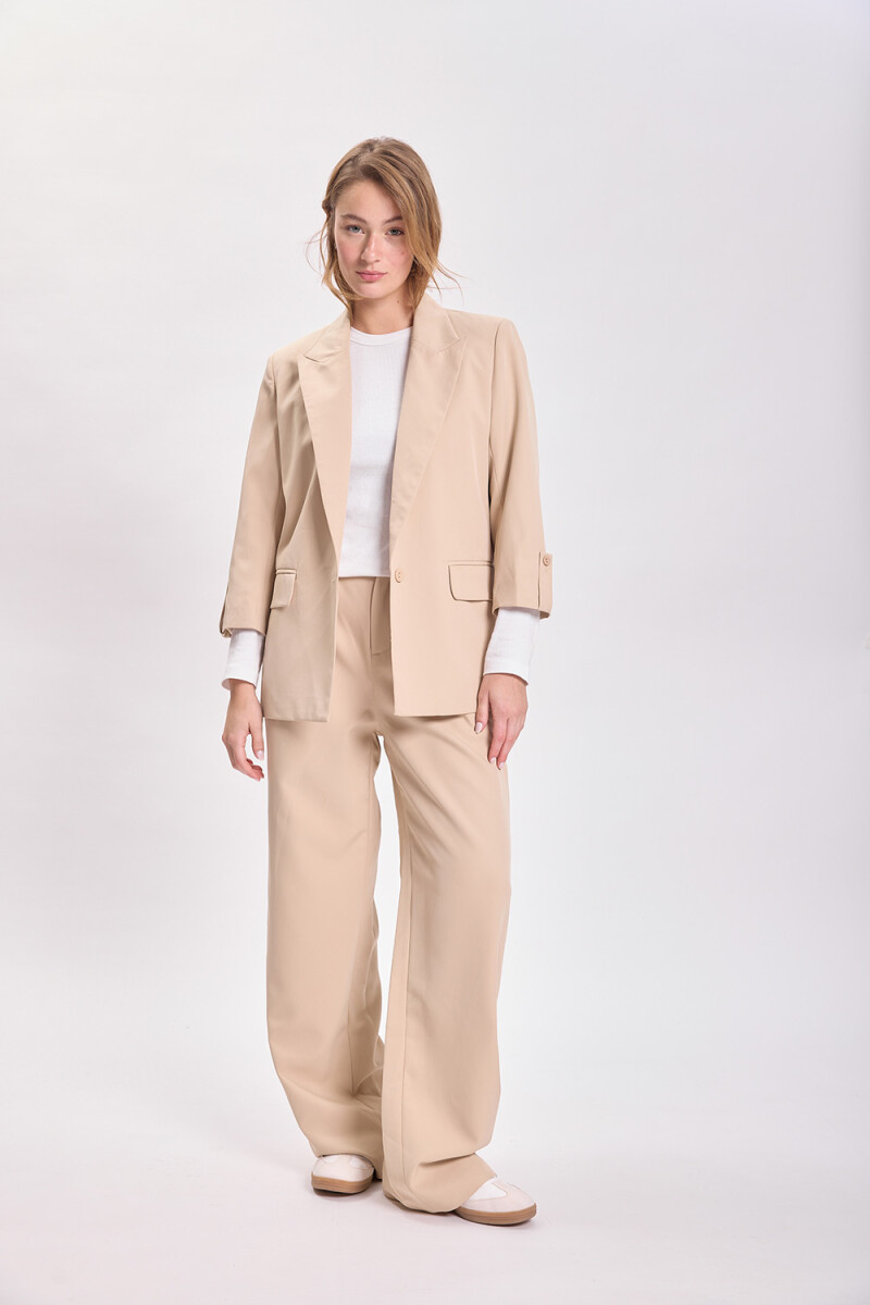 Pantalón de vestir Beige