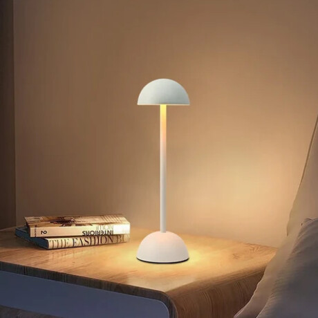 Lámpara de Mesa y Escritorio Minimalista con Luz Led Base Blanco