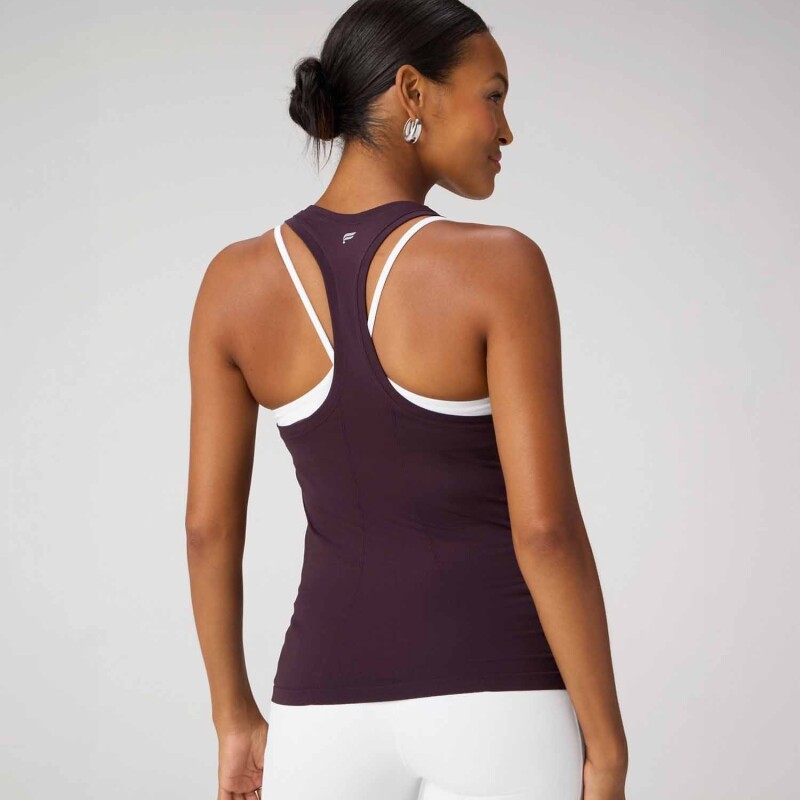 Polo Feather Tech+ Racerback Bividi Mujer Oxblood