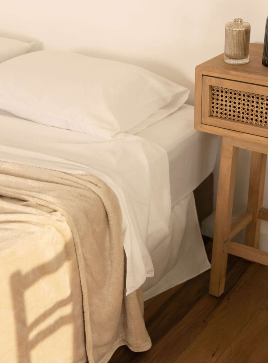 Frazada flannel blanket 2 p - Beige 