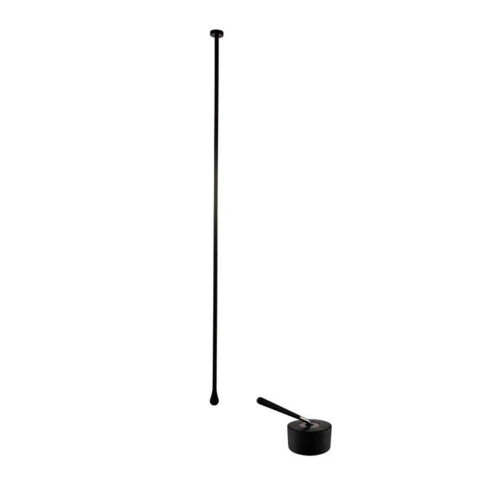 Griferia De Techo Monocomando Tipo Gota Serie Prati - Color Negro Mate 000