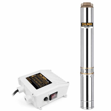 TOLSEN BOMBA SUMERGIBLE TUBO 4PLG 2M³/H 1100W C/CONTROL (S) Tolsen Bomba Sumergible Tubo 4plg 2m³/h 1100w C/control (s)
