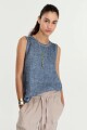 REMERA BOX Azul