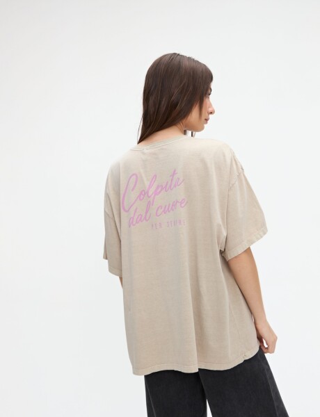 Remera Mina Marrón