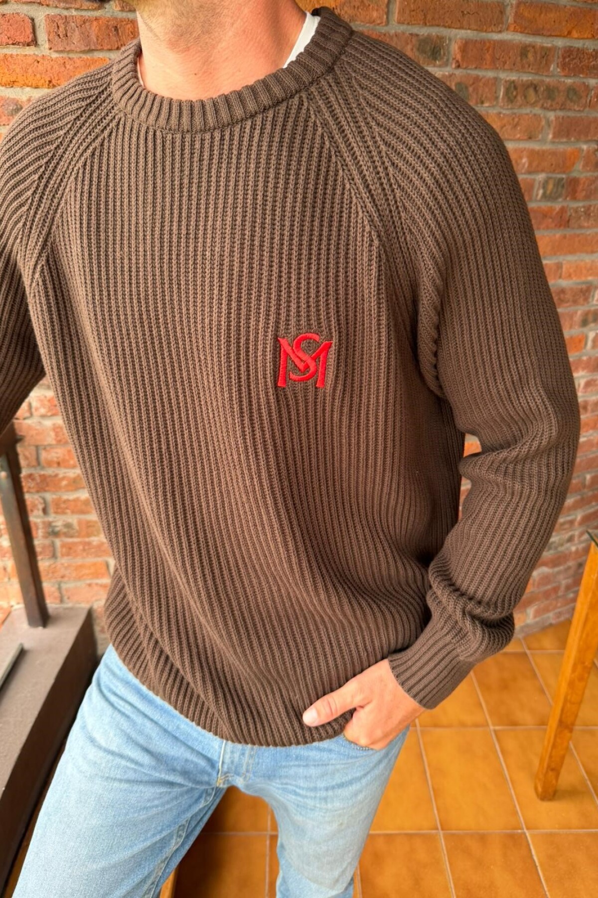 River Sweater Chocolate