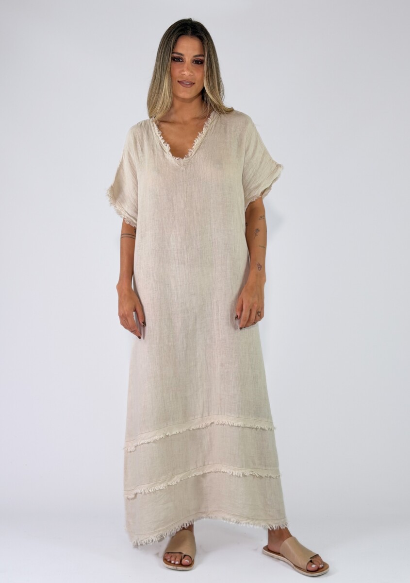 VESTIDO NUSA - CRUDO 