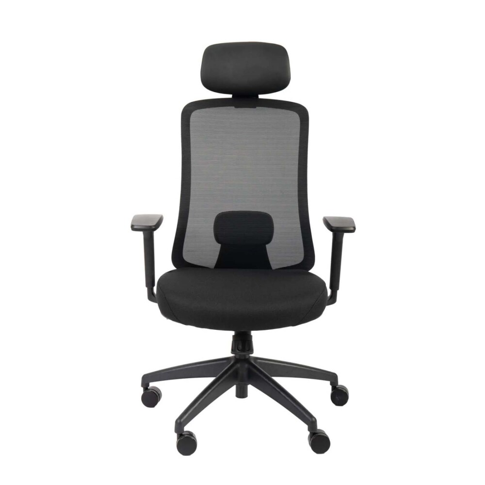 SILLA DE OFICINA GERENCIAL POLIPROPILENO-Y-FIBRA-DE-VIDRIO NEGRO LANDO