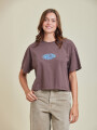 T-SHIRT ERIKA RUSTY MarrÓn