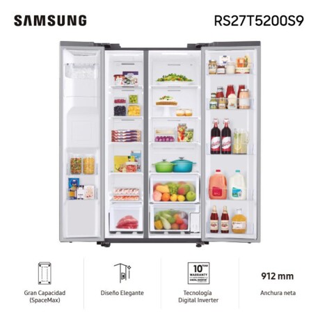 Heladera Samsung Side By Side RS27T5200S9 801L 001