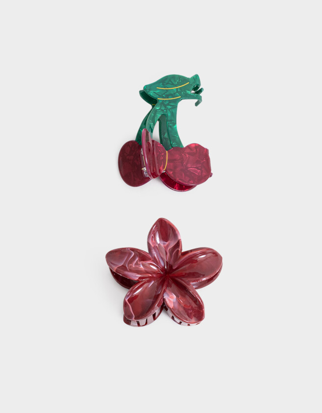 Broches Sets Frutas Set De Broches - Combinacion Bicolor