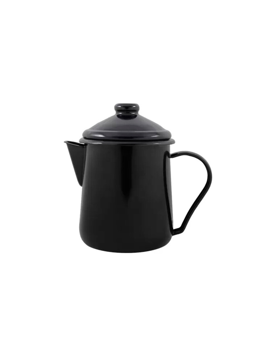 Jarra Lechera / Cafetera con Tapa - Negro 