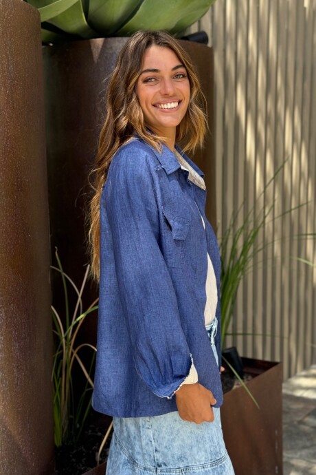 CHAQUETA OLIVIA Azul