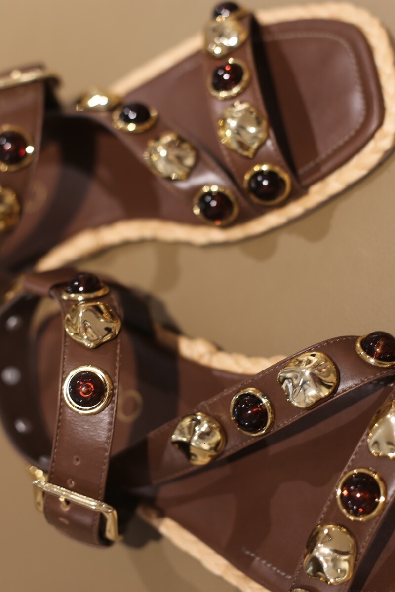 Sandalia Fez MARRON
