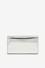 BILLETERA / MINIBOLSO 1DR CUER Plata