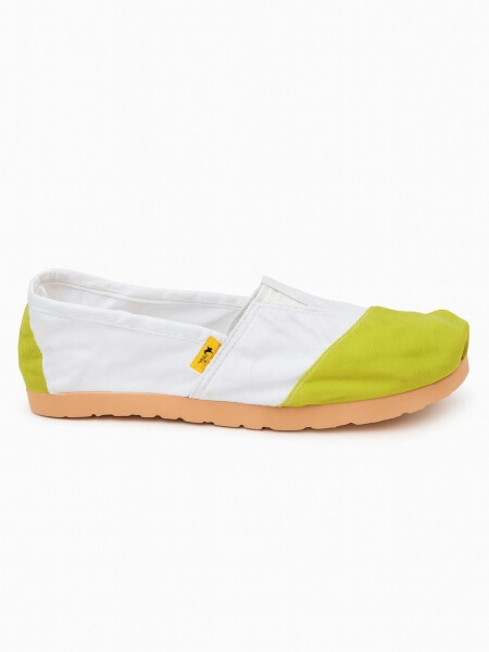 Alpargata Combinada verde limón Alpargata Combinada verde limón