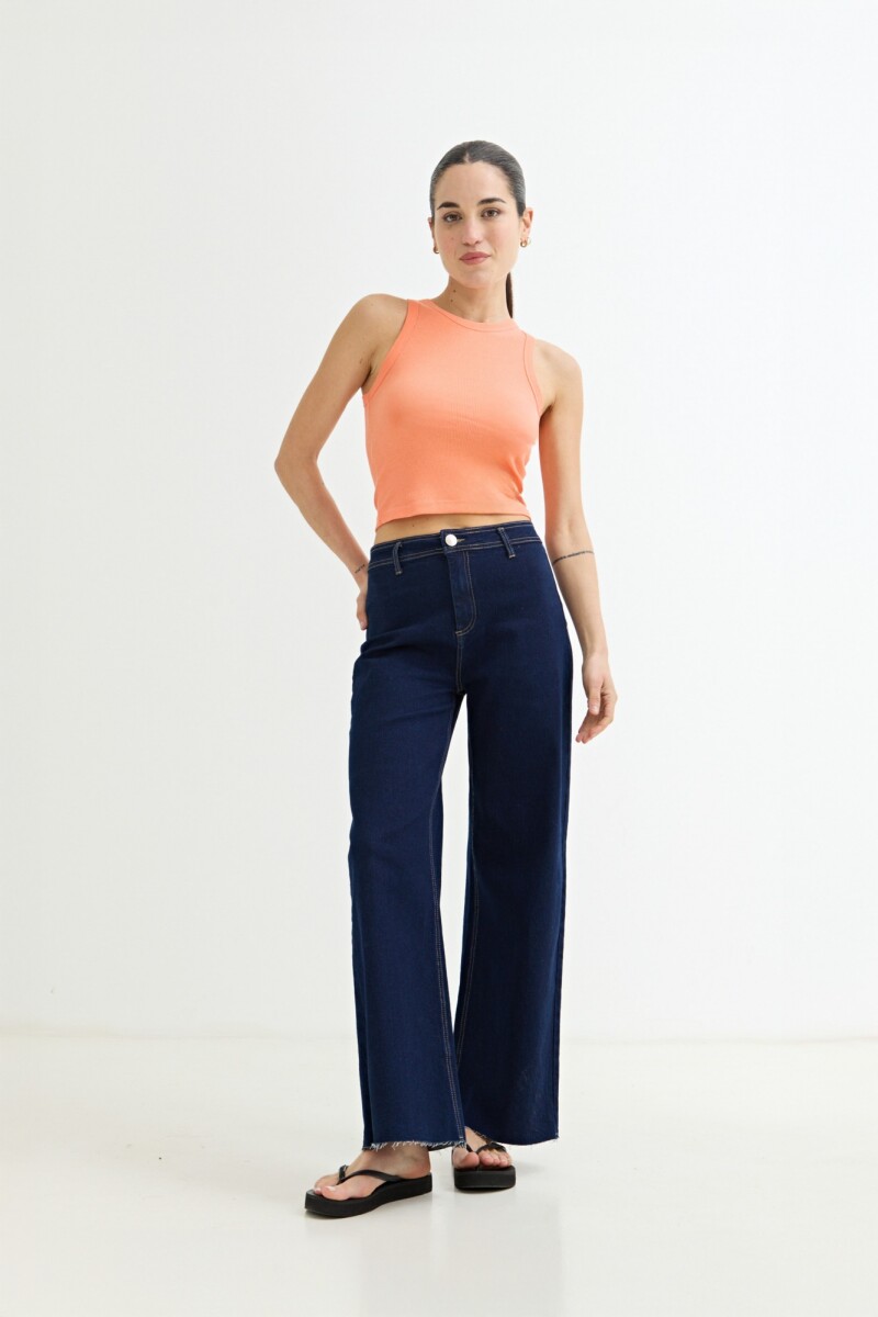 Musculosa cropped - Salmon 