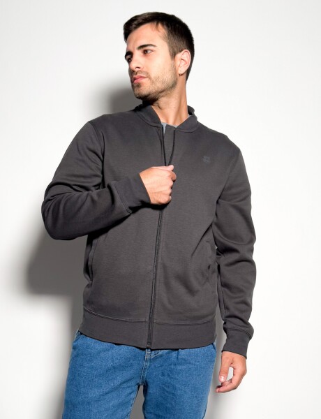 Campera bomber de algodon Evans Topo